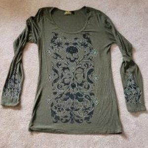 Crystal Skull Top, SUPER SOFT, Size L
